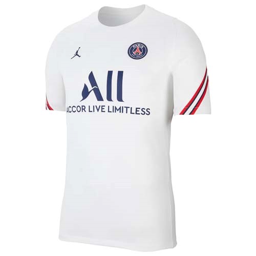 Camiseta Paris Saint Germain Strike Top 2021-2022 Blanco